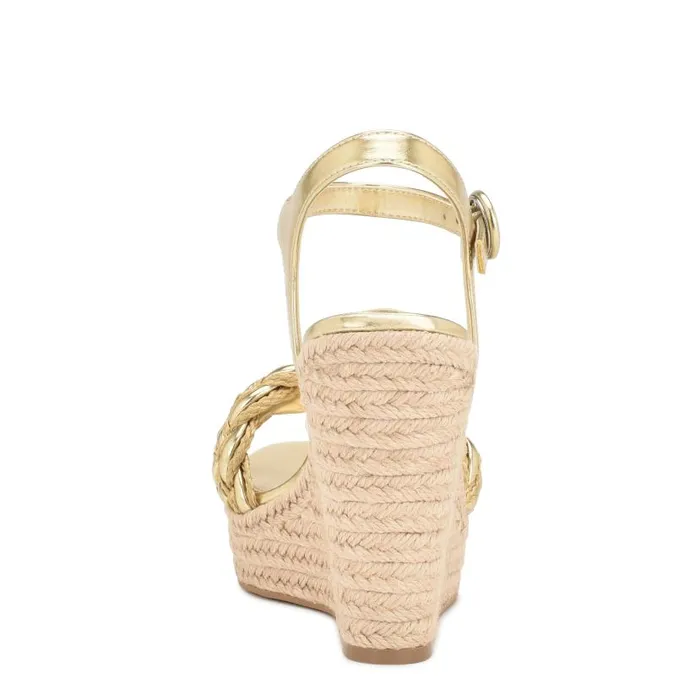 Hosana Espadrille Wedge Sandals Platino Women Nine West Sandals