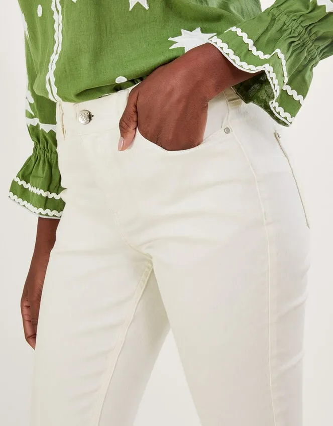 Idabella Crop Skinny Jeans With Sustainable Cotton Natural Women Monsoon Trousers and Jeans