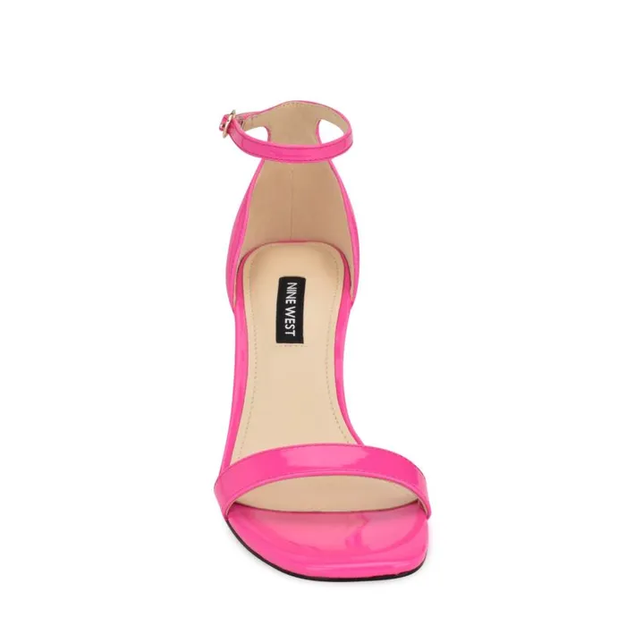 Ilea Ankle Strap Sandals Bright Pink Women Nine West Sandals