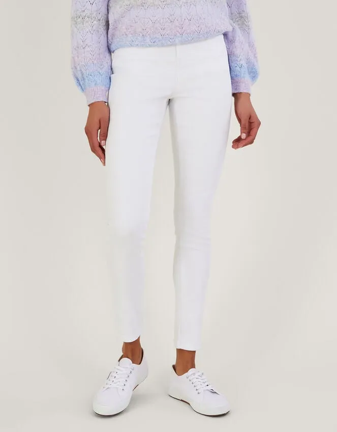 Iris RegularLength Skinny Jeans With Sustainable Cotton White Women Monsoon Trousers and Jeans