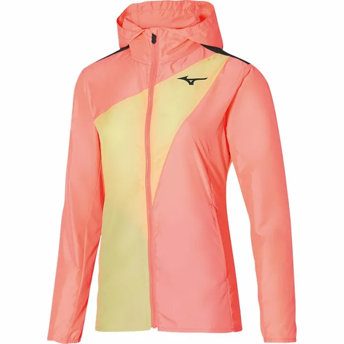 Jackets Women Mizuno Release Hooded Jacket Candy Coralluminous