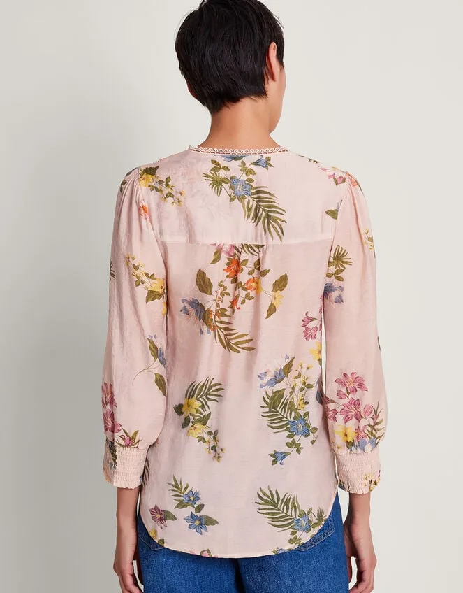 Jaquetta Floral Blouse Pink Women Monsoon Tops and Blouses