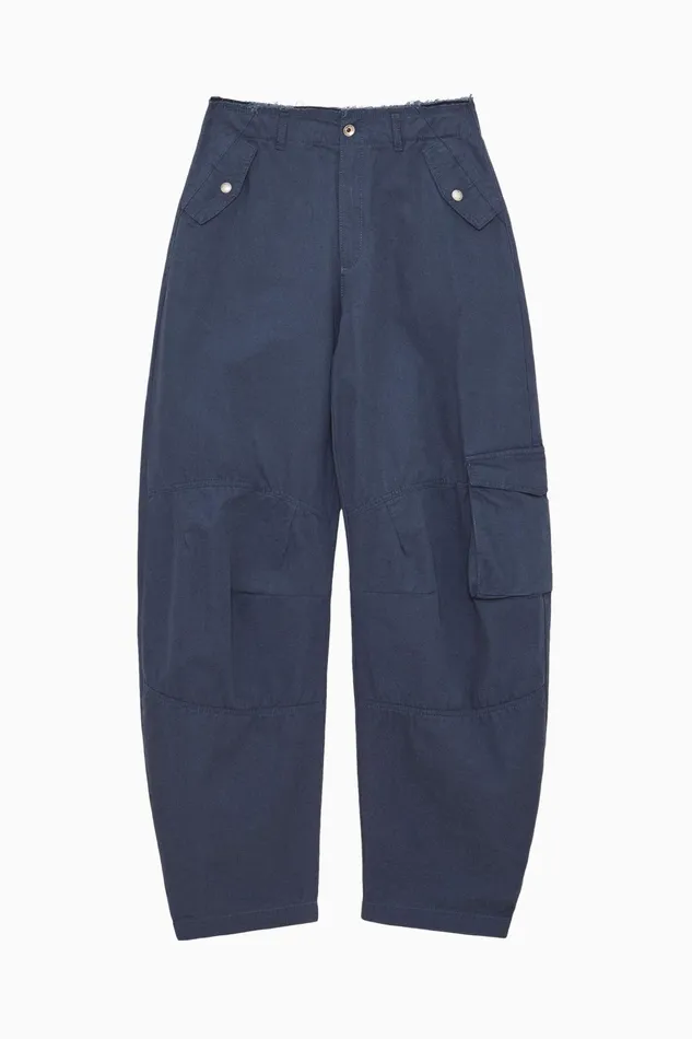 Jeans Women Patrizia Pepe Canvas Cargo Pants Odissey Gray