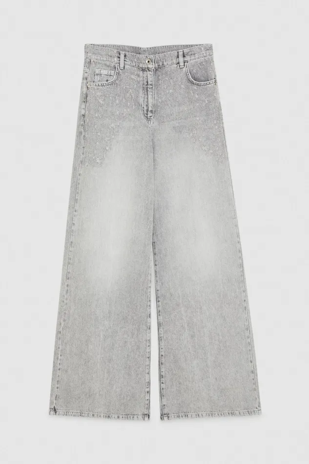 Jeans Women Patrizia Pepe Soft Cotton Pants Mineral Gray Wash