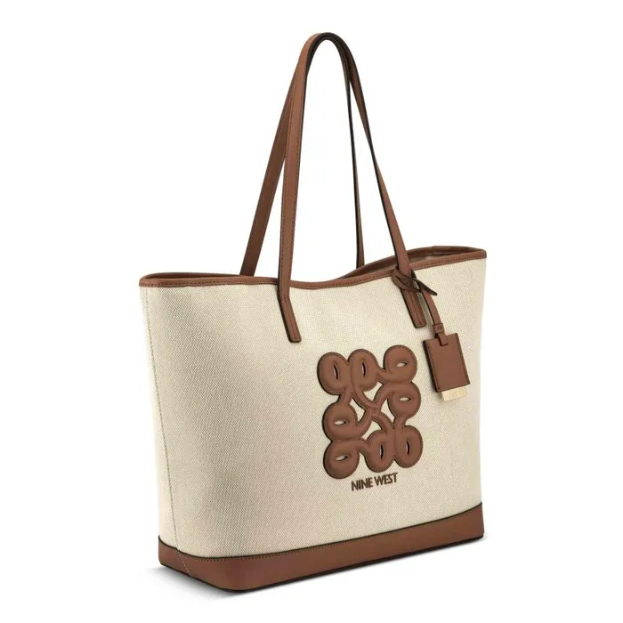 Jenson 2 In 1 Tote Natural Dark Camel WomenMen Nine West New Handbags