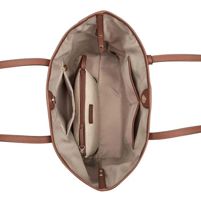 Jenson 2 In 1 Tote Natural Dark Camel WomenMen Nine West New Handbags