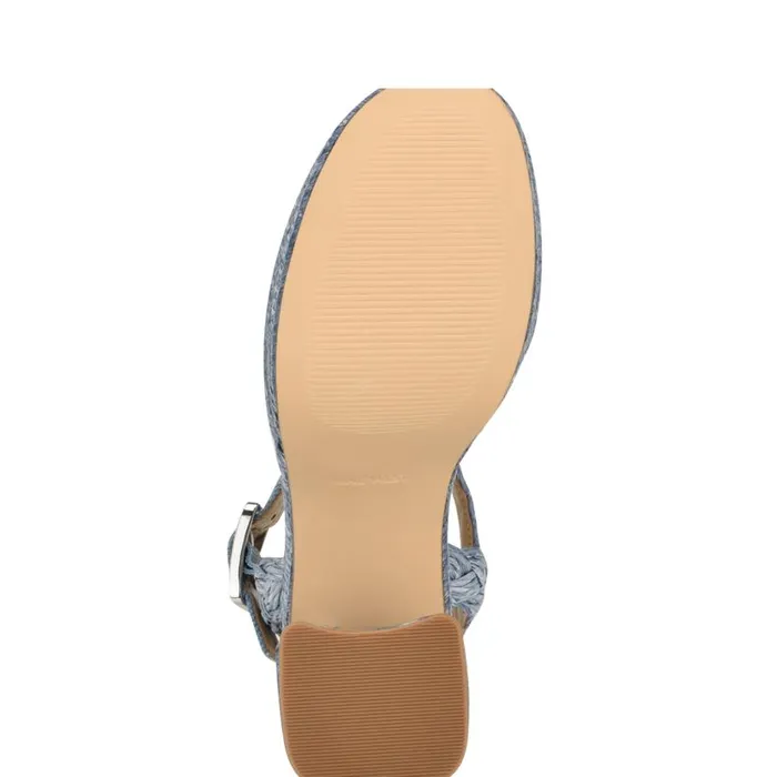 Jolane Espadrille Platform Sandals Blue Women Nine West Sandals
