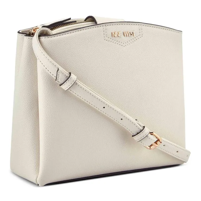 Jorie Jet Set Crossbody Chic Cream WomenMen Nine West Crossbody