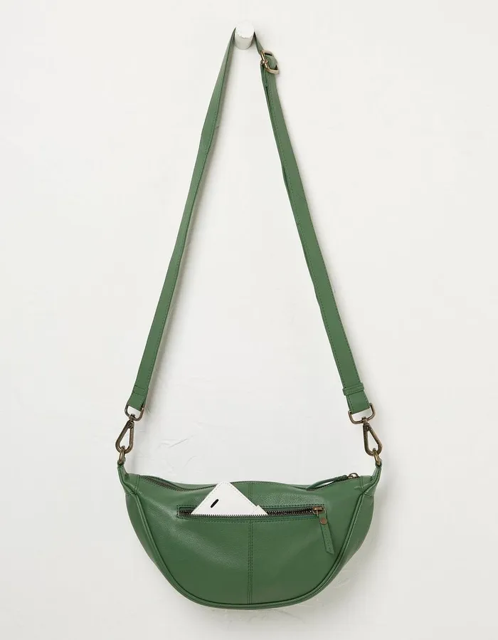 Jovie Half Moon Sling Bag Bright Green Women FatFace Bags and Purses