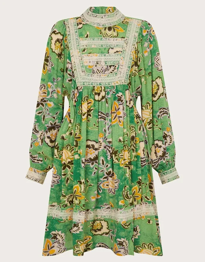 Juliet Floral Dress Green Women Monsoon Dresses