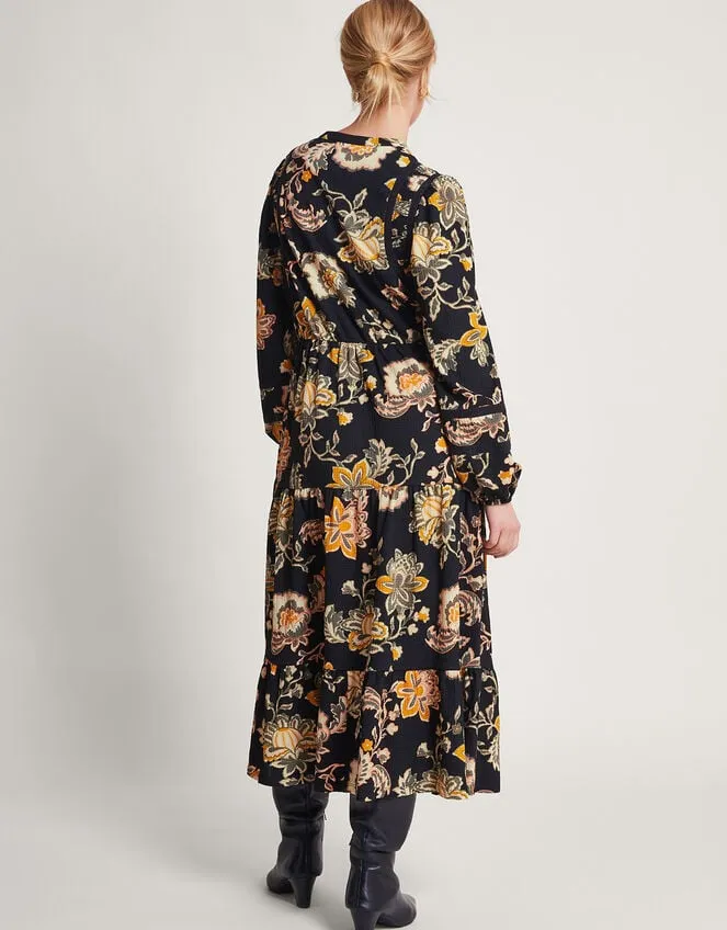 Juliet Shirt Print Dress Black Women Monsoon Dresses