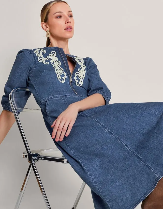 Kaia Cornelli Dress Blue Women Monsoon Dresses
