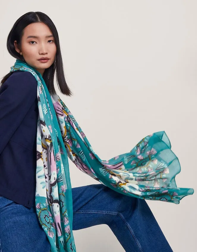 Kaleidoscope Lightweight Scarf Women Monsoon Scarves