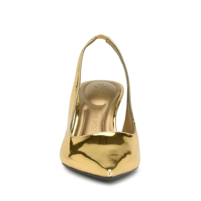 Kately 92159 Slingback Pumps Bronze Women Nine West Heels