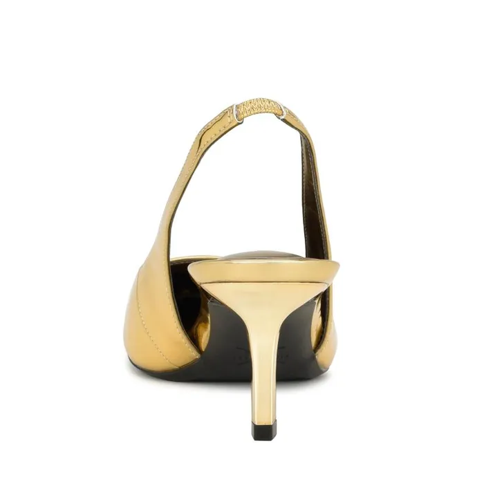 Kately 92159 Slingback Pumps Bronze Women Nine West Heels