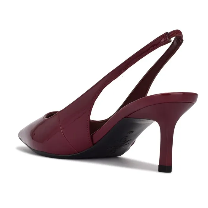 Kately 92159 Slingback Pumps Plum Patent Women Nine West Heels