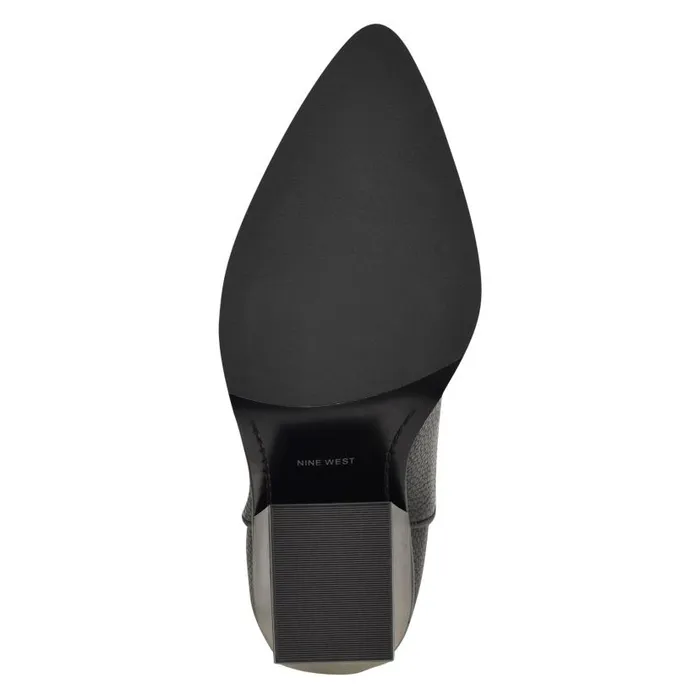 Keeks Western Boot Whiteblack Women Nine West Boots and Booties