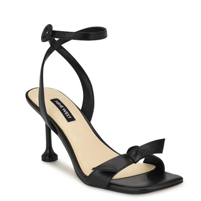 Kensta Bow Sandals Black Women Nine West Sandals