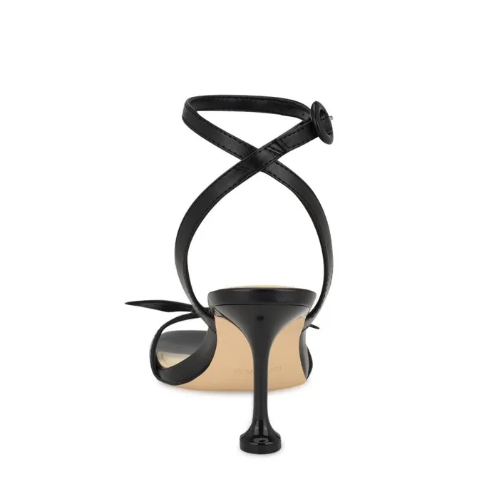Kensta Bow Sandals Black Women Nine West Sandals