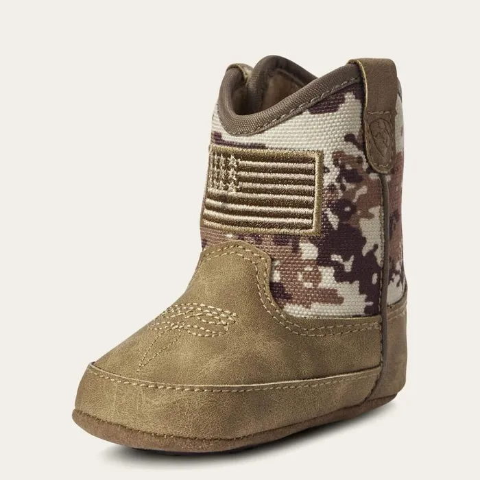 Kids Baby Boots Ariat Infant Lil039 Stompers Dallas Boot Patriot Brown