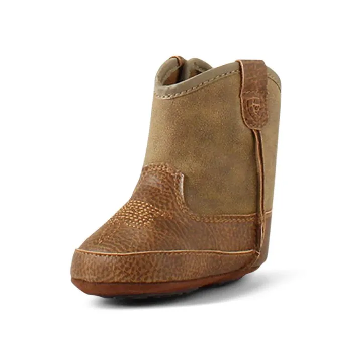 Kids Baby Boots Ariat Infant Lil039 Stompers Rambler Boot Brownfeathertan