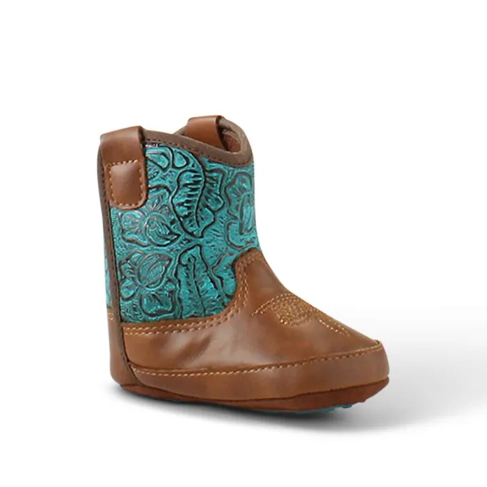 Kids Baby Boots Ariat Infant Lil039 Stompers Round Up Boot Brownfeathertan