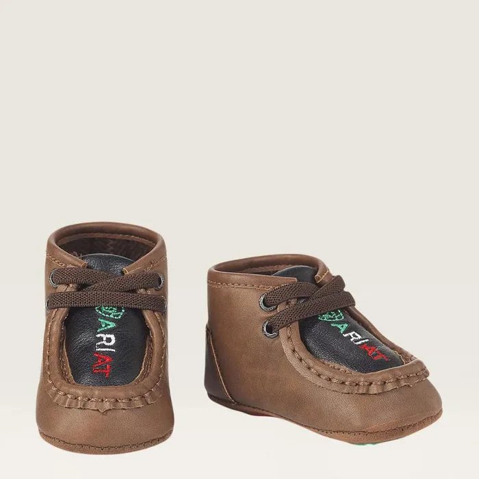 Kids Baby Boots Ariat Infant Lil Stompers Miguel Spitfire Brown