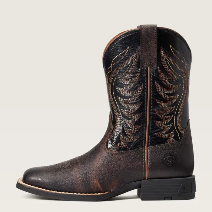 Kids Big Kids039 Footwear Ariat Amos Western Boot Hand Stained Red 8211 Brown Kids Big Kids039 Footwear Ariat Amos Western Boot Hand Stained Red 8211 Brown