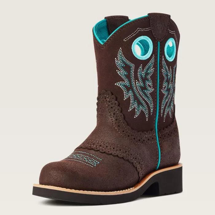 Kids Big Kids039 Footwear Ariat Fatbaby Cowgirl Western Boot Royal Chocolate
