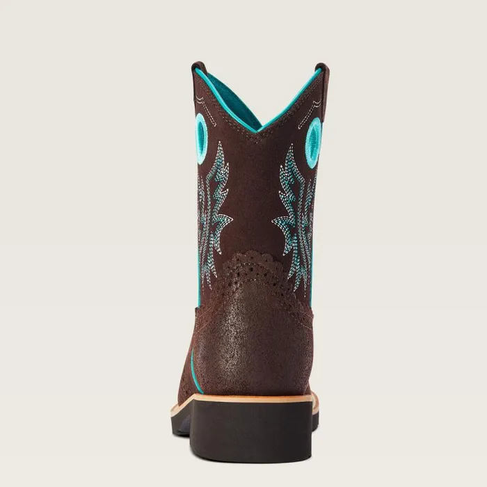 Kids Big Kids039 Footwear Ariat Fatbaby Cowgirl Western Boot Royal Chocolate Kids Big Kids039 Footwear Ariat Fatbaby Cowgirl Western Boot Royal Chocolate