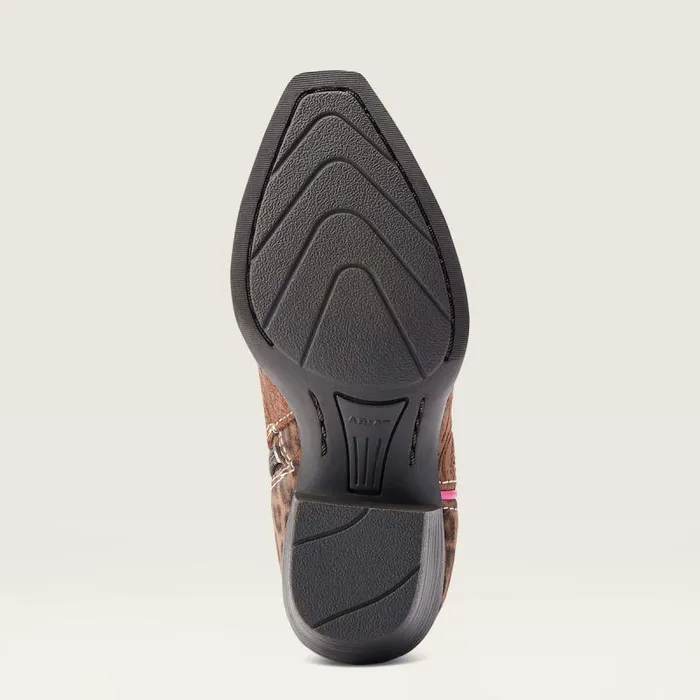 Kids Big Kids039 Footwear Ariat Heritage Star Easy Fit Western Boot Brown Floral Emboss Kids Big Kids039 Footwear Ariat Heritage Star Easy Fit Western Boot Brown Floral Emboss