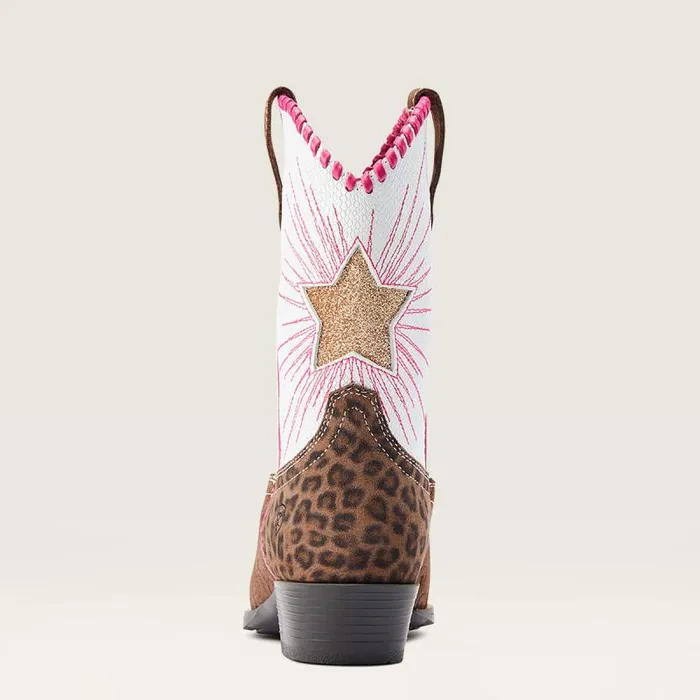 Kids Big Kids039 Footwear Ariat Heritage Star Western Boot Brown Floral Emboss
