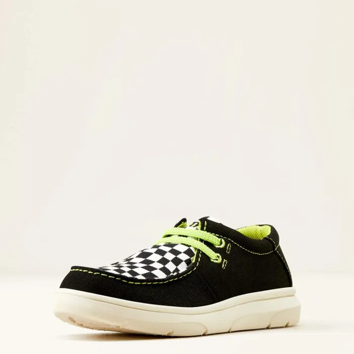 Kids Big Kids039 Footwear Ariat Hilo Black Carbonblack Grid