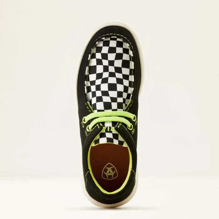 Kids Big Kids039 Footwear Ariat Hilo Black Carbonblack Grid Kids Big Kids039 Footwear Ariat Hilo Black Carbonblack Grid