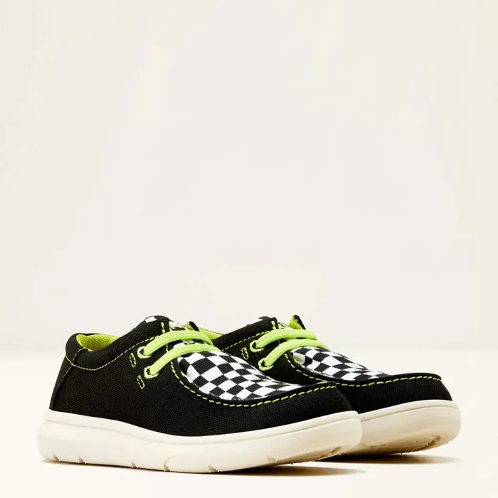 Kids Big Kids039 Footwear Ariat Hilo Black Carbonblack Grid Kids Big Kids039 Footwear Ariat Hilo Black Carbonblack Grid