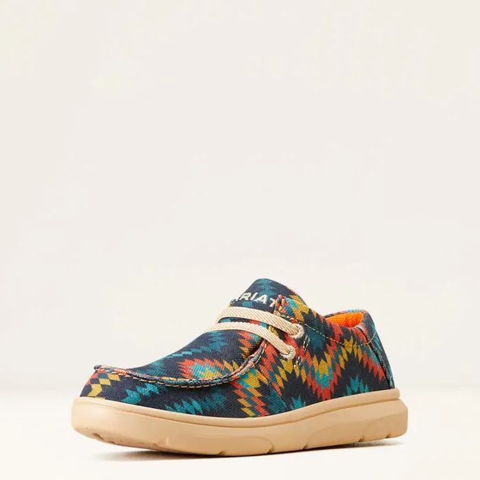 Kids Big Kids039 Footwear Ariat Hilo Blue Aztec