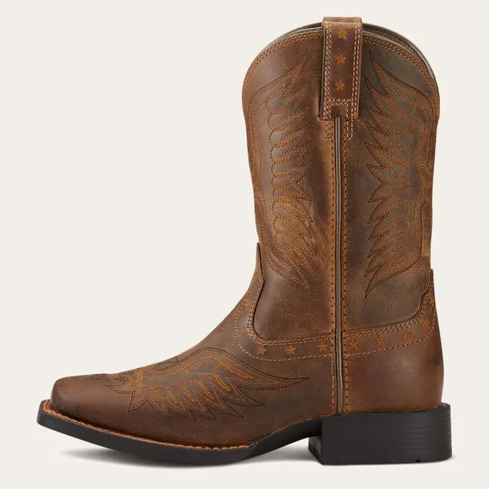 Kids Big Kids039 Footwear Ariat Honor Western Boot Distressed Brown Kids Big Kids039 Footwear Ariat Honor Western Boot Distressed Brown