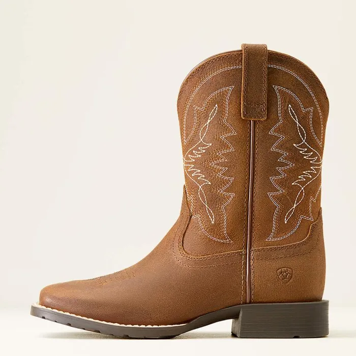 Kids Big Kids039 Footwear Ariat Hybrid Rancher Western Boot Distressed Tan Kids Big Kids039 Footwear Ariat Hybrid Rancher Western Boot Distressed Tan