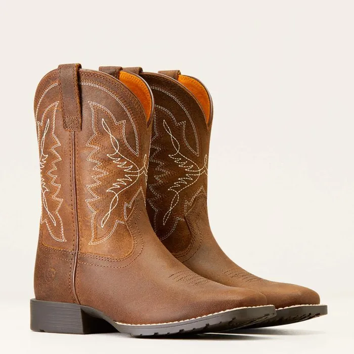Kids Big Kids039 Footwear Ariat Hybrid Rancher Western Boot Distressed Tan Kids Big Kids039 Footwear Ariat Hybrid Rancher Western Boot Distressed Tan