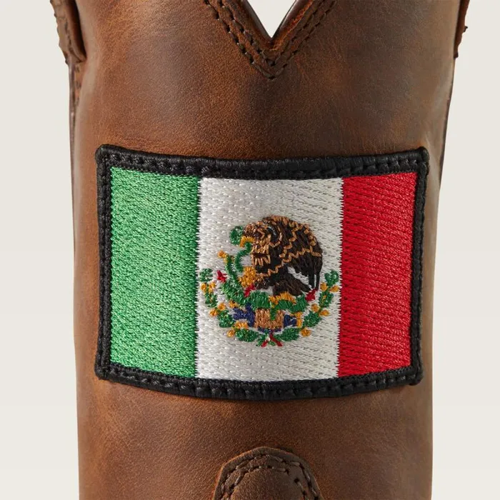 Kids Big Kids039 Footwear Ariat Orgullo Mexicano II Western Boot Distressed Brown Kids Big Kids039 Footwear Ariat Orgullo Mexicano II Western Boot Distressed Brown