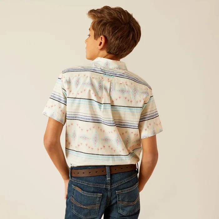 Kids Button Down Shirts Ariat Koda Classic Fit Shirt Sandshell Kids Button Down Shirts Ariat Koda Classic Fit Shirt Sandshell