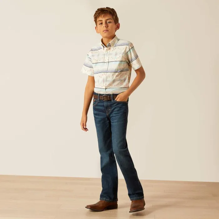 Kids Button Down Shirts Ariat Koda Classic Fit Shirt Sandshell Kids Button Down Shirts Ariat Koda Classic Fit Shirt Sandshell