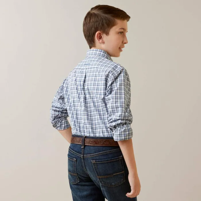 Kids Button Down Shirts Ariat Pro Series Othman Classic Fit Shirt White Kids Button Down Shirts Ariat Pro Series Othman Classic Fit Shirt White