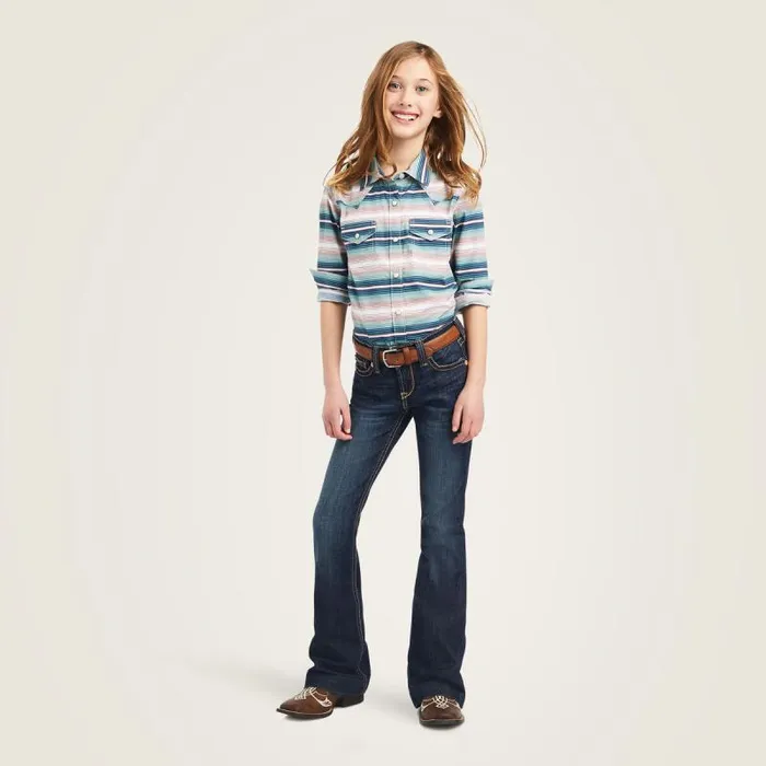Kids Button Down Shirts Ariat REAL Downstream Shirt Downstream Serape Kids Button Down Shirts Ariat REAL Downstream Shirt Downstream Serape