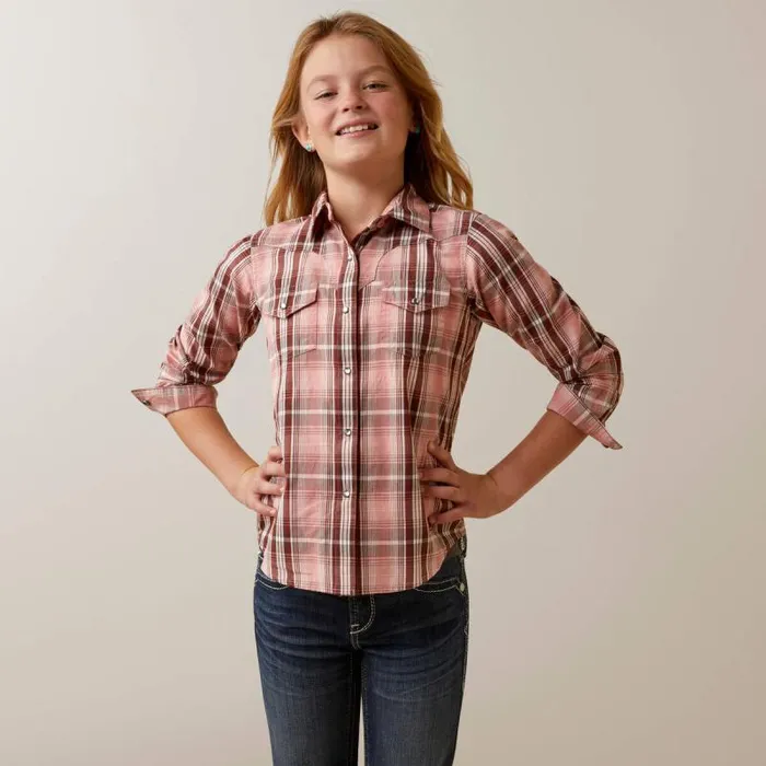 Kids Button Down Shirts Ariat Saguaro Shirt Plaid