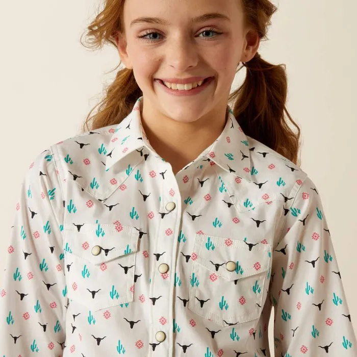 Kids Button Down Shirts Ariat Steer Garden Shirt Steer Garden Kids Button Down Shirts Ariat Steer Garden Shirt Steer Garden