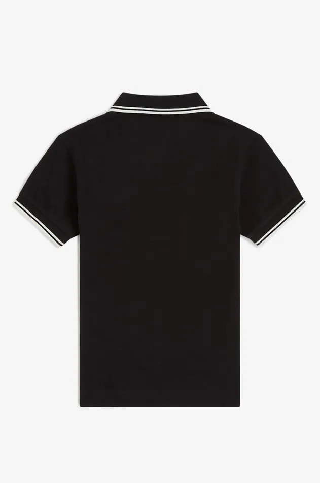 Kids Fred Perry Kids Twin Tipped Fred Perry Shirt Blackwhitewhite
