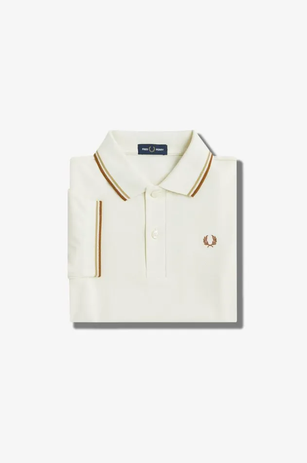 Kids Fred Perry Kids Twin Tipped Fred Perry Shirt Ecruhoneycombmarmalade