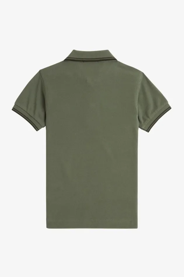 Kids Fred Perry Kids Twin Tipped Fred Perry Shirt Laurel Wreath Greennight Greennight Green
