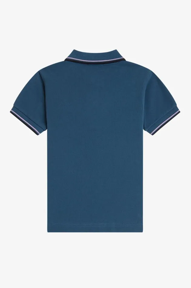 Kids Fred Perry Kids Twin Tipped Fred Perry Shirt Midnight Blueultra Violetnavy